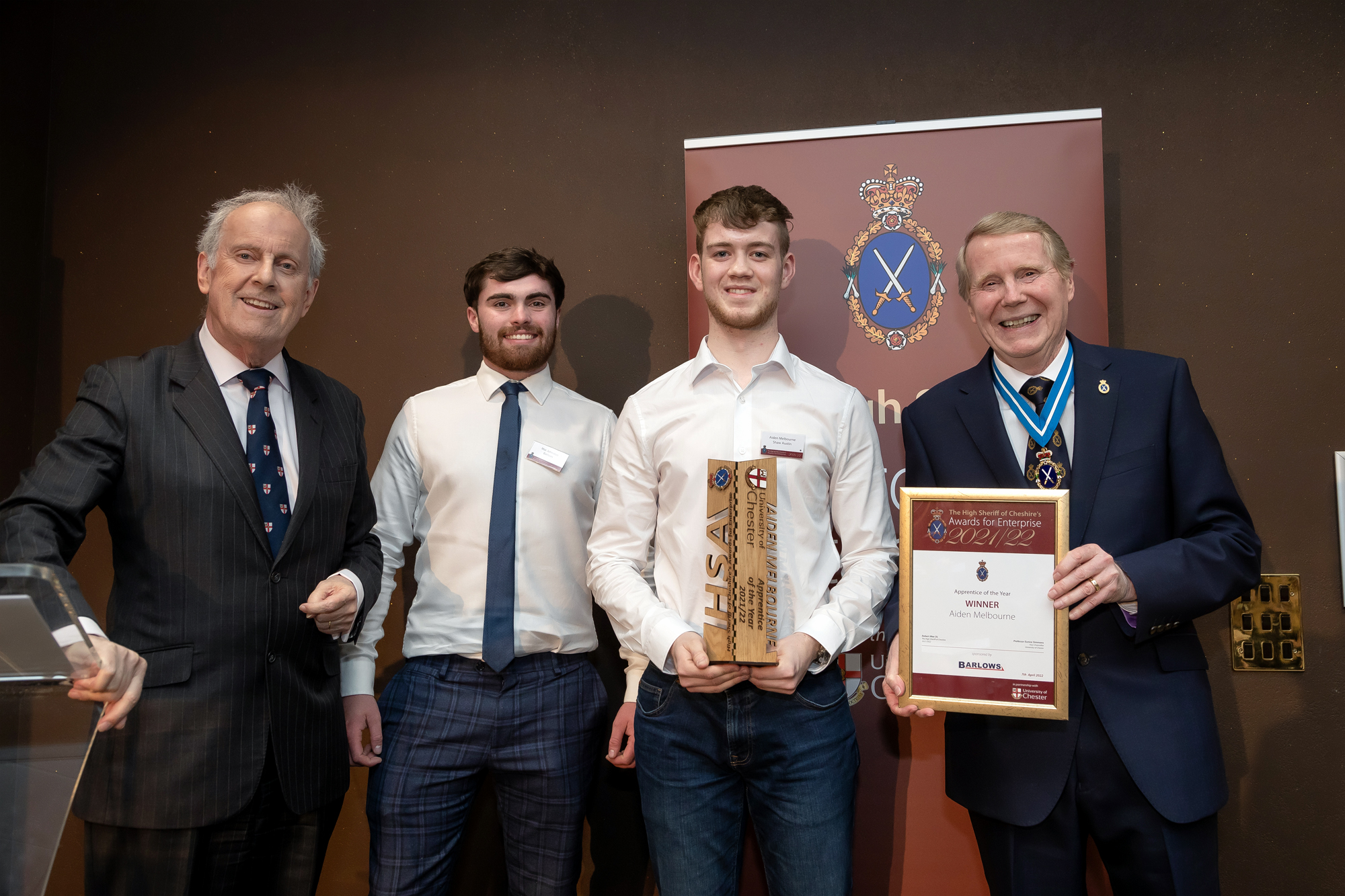 Aiden Melbourne Apprentice of the Year 2021/22 Award