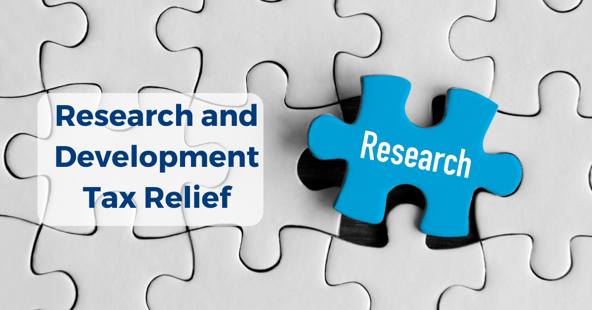 Research and Development Tax Relief